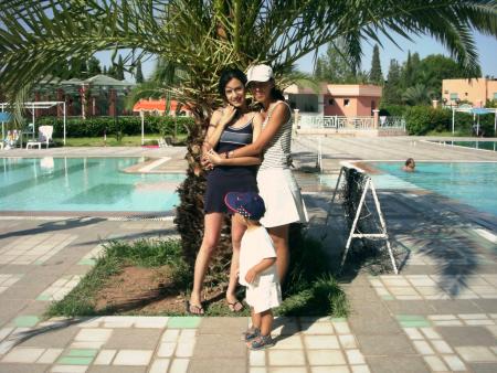 Nissrine et Amal et la petite Hiba