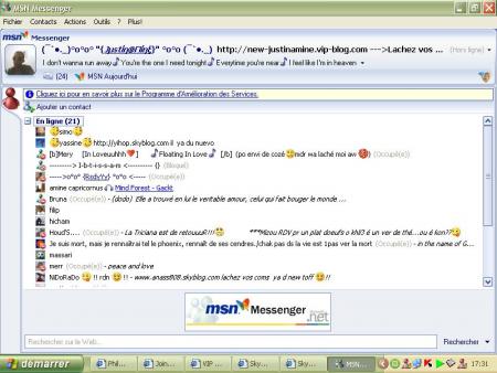 Laisse ton adresse msn